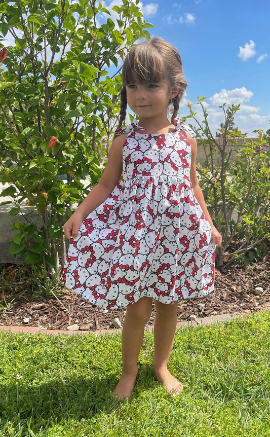 Girls, Infant and Toddlers HELLO KITTY PACKED Boho Style Sundress