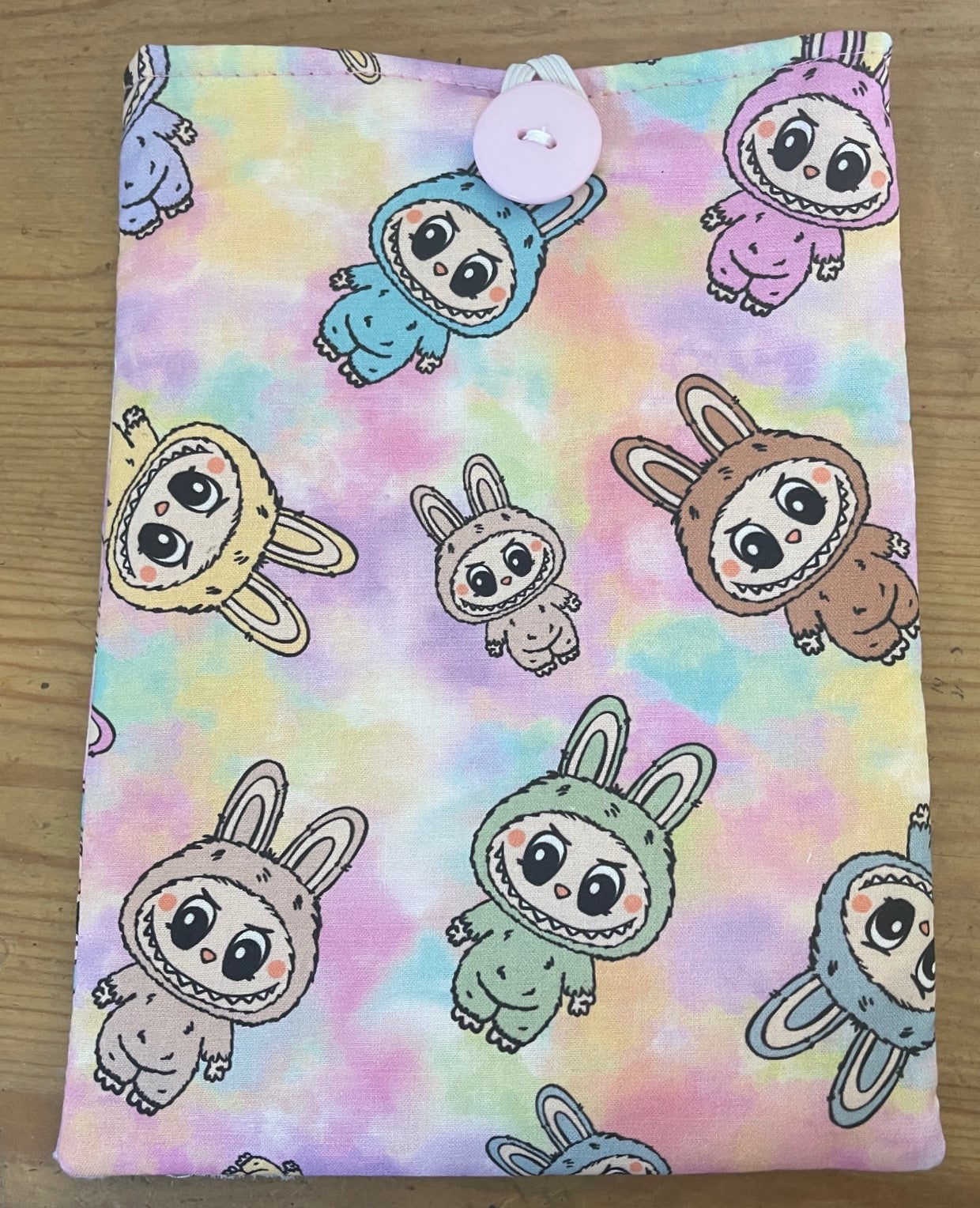 LABUBU MONSTER'S DOLL ANIME KINDLE SLEEVE Padded Pouch fits 6" 7" Models