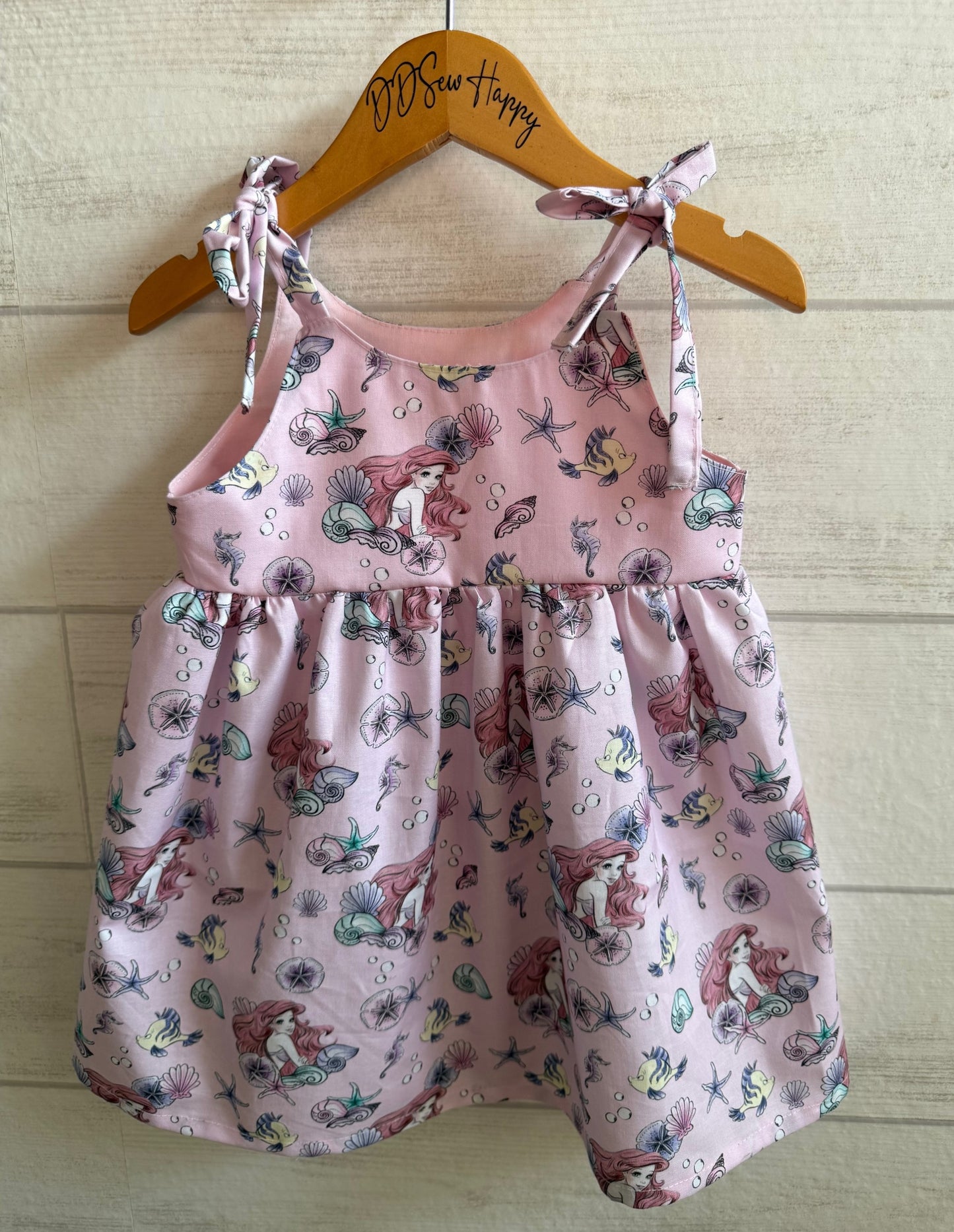 Girls Infant and Toddlers MERMAID Pink Boho Style Sundress