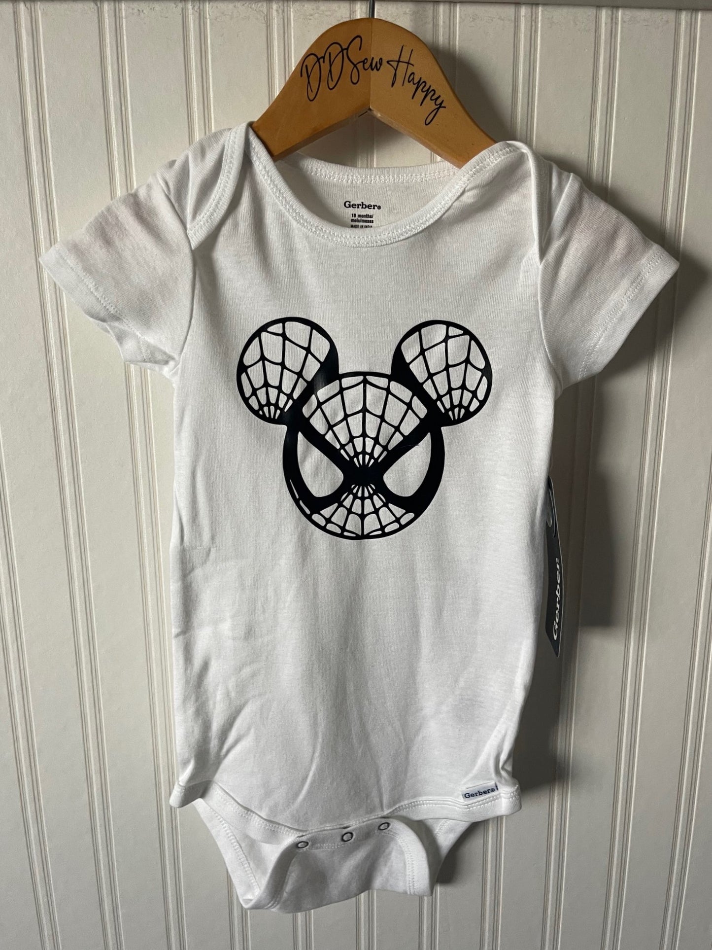 SPIDER MAN MICKEY MOUSE Boys & Girls Infant Funny Baby Onesie Bodysuit One Piece Outfit 