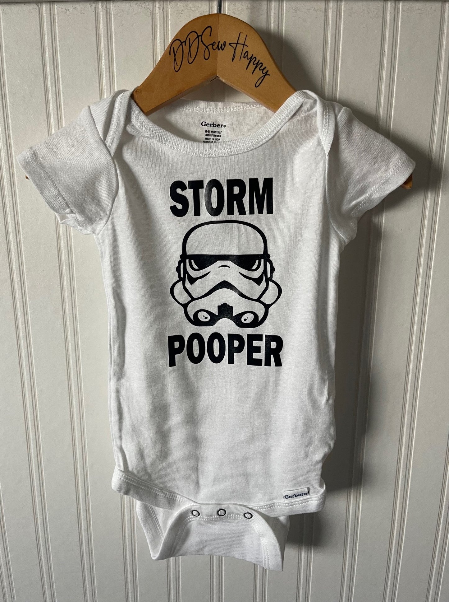 STORM POOPER Boys & Girls Infant Funny Baby Onesie Bodysuit Outfit, Baby Shower Gift