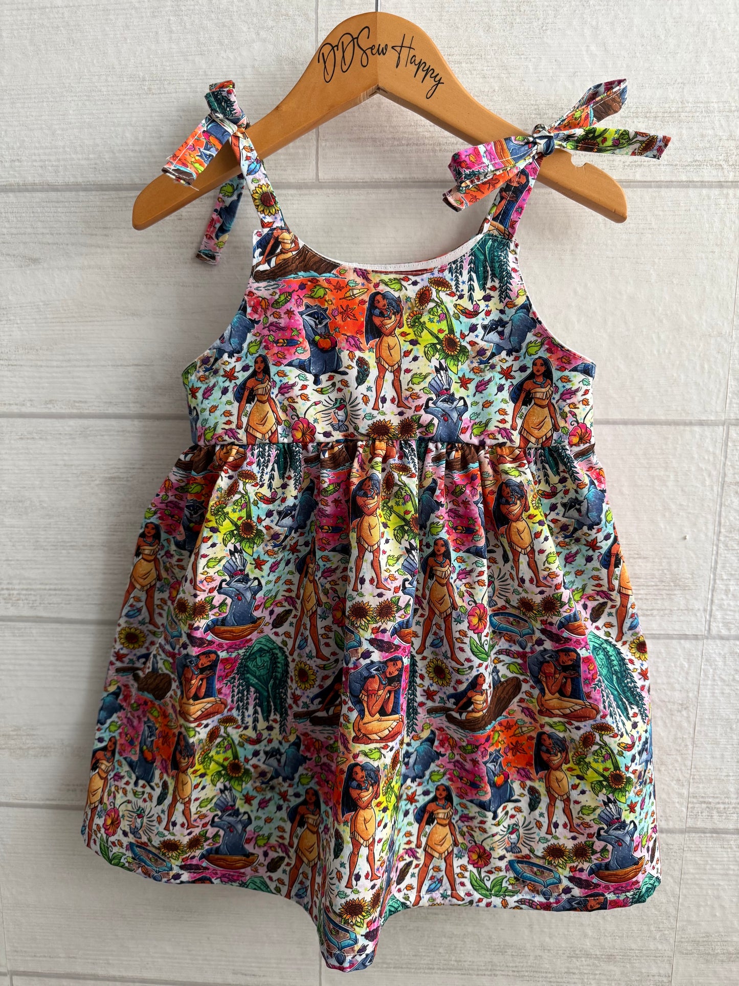 Girls Infant and Toddlers POCHAHONTAS Boho Style Sundress