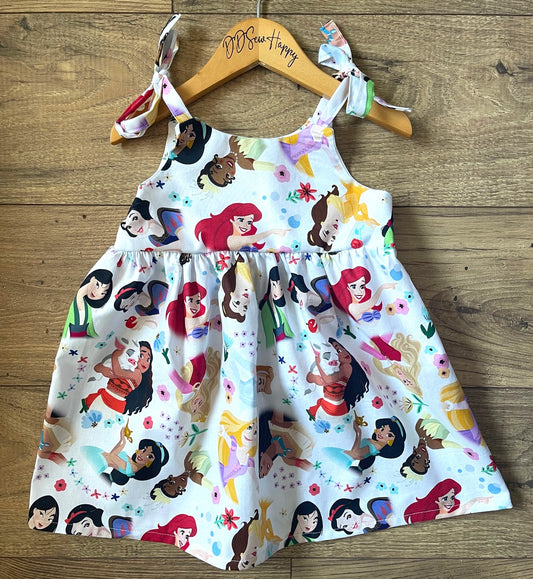 Girls Infant and Toddlers DISNEY PRINCESS LITTLE Boho Style Sundress