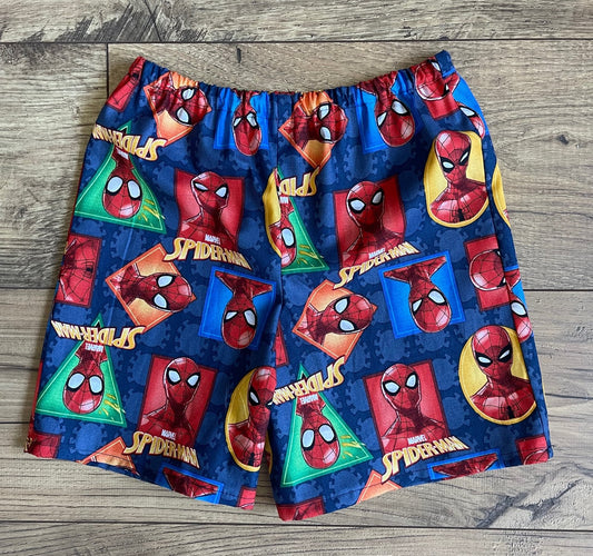 Boy Shorts Superhero SPIDER MAN Board Shorts Sizes 3 Months-6 Years