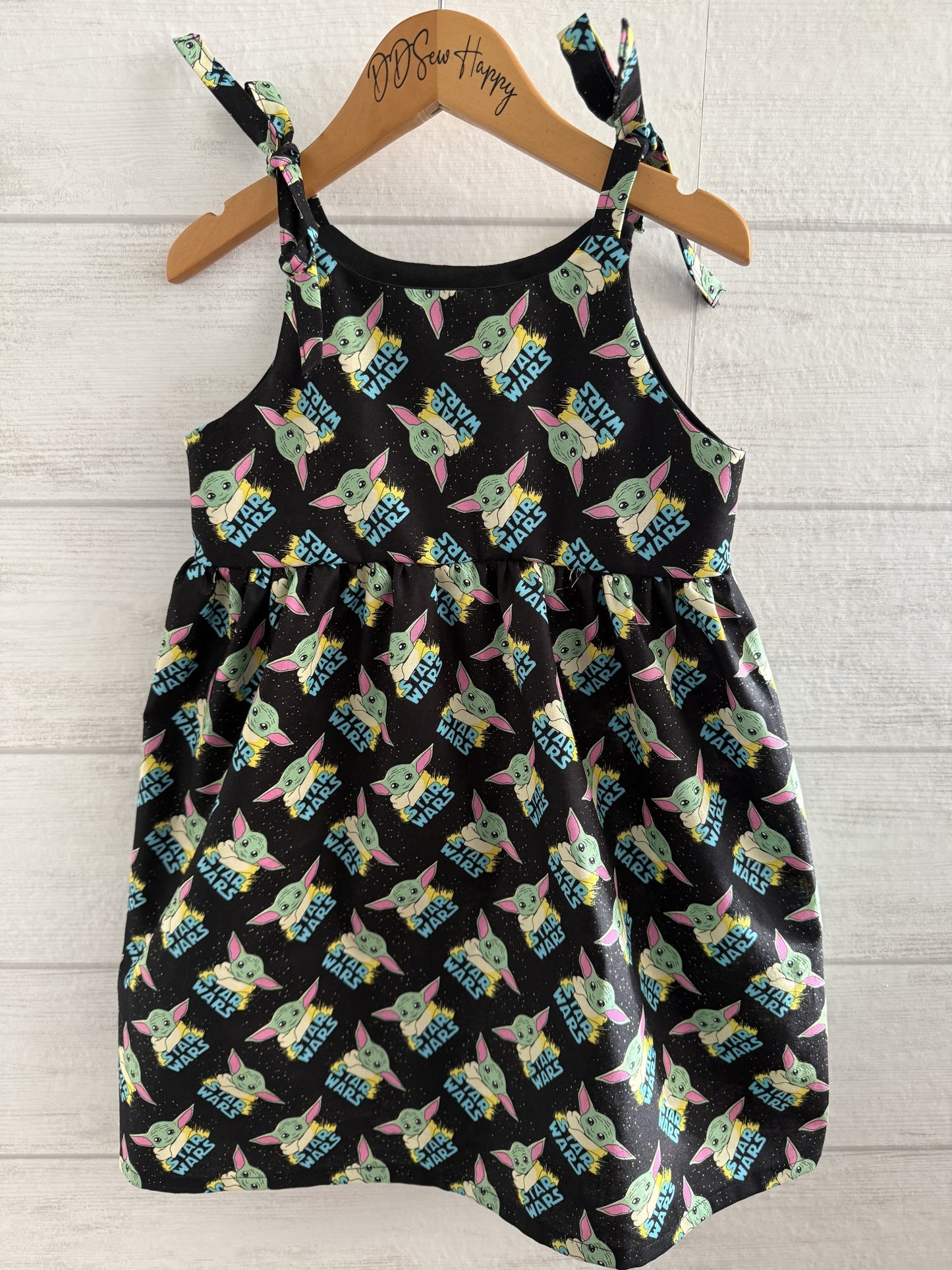Girls Infant and Toddlers GROGU INSPIRED MANDALORIAN Boho Style Sundress