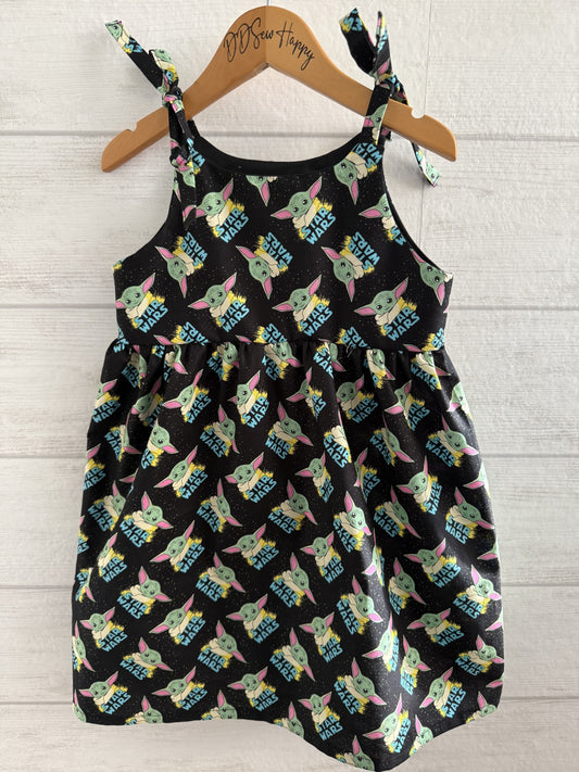Girls Infant and Toddlers GROGU INSPIRED MANDALORIAN Boho Style Sundress