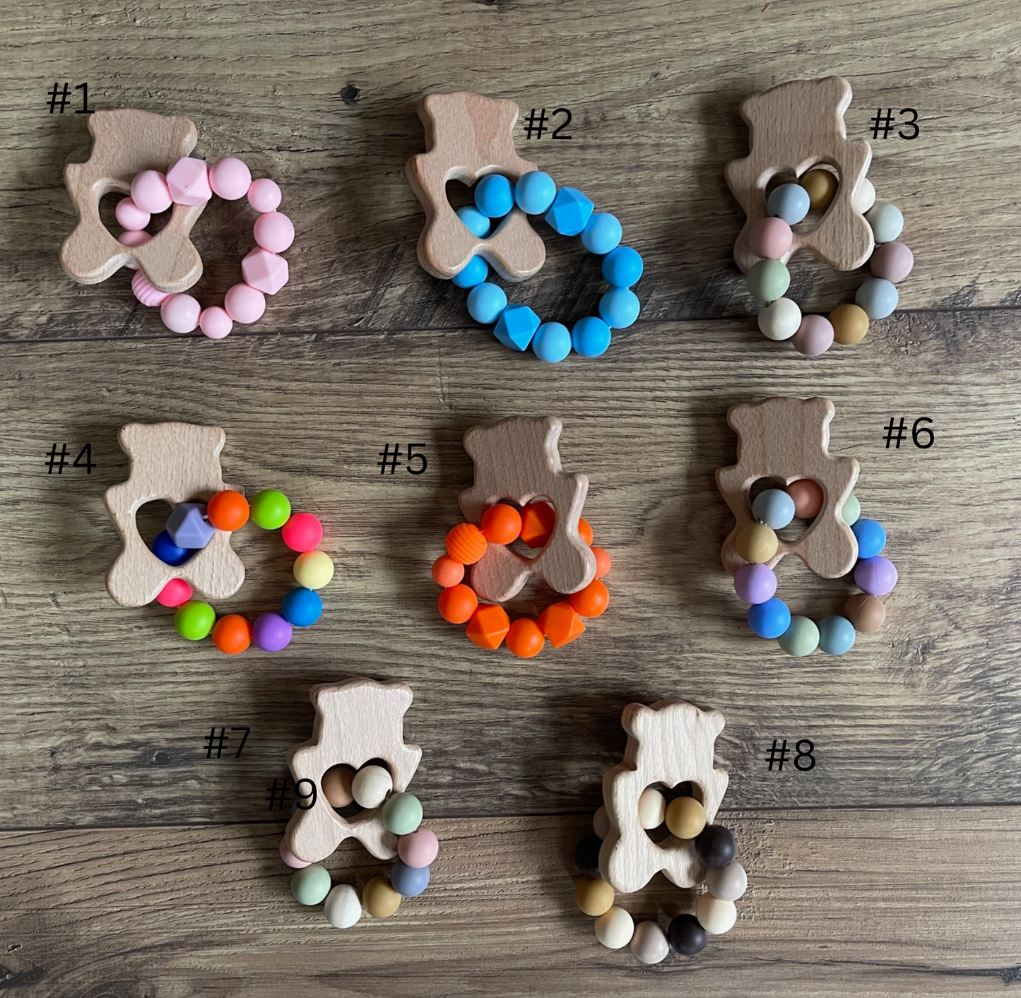 Teddy Bears Baby Teethers Sensory Toys