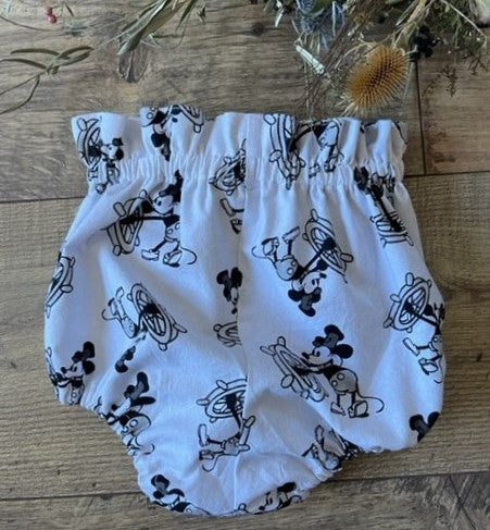 Baby Diaper Covers Mickey inspired Steamboat Willie Bloomers