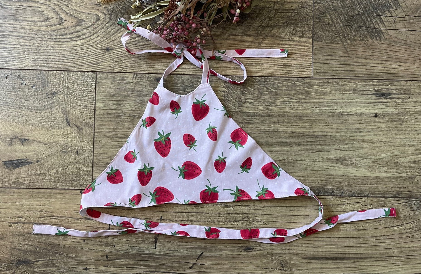 Girls Infant Toddler STRAWBERRY Boho Clothing 2 piece outfit Halter top with shorts