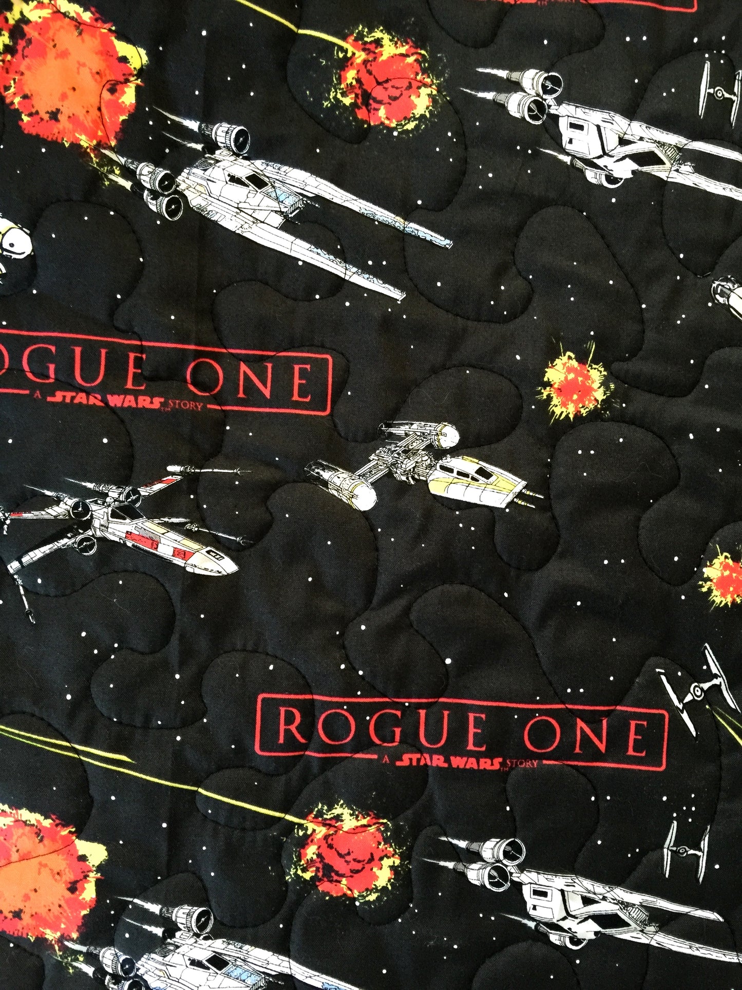 Star Wars Rogue One Heroes inspired Quilted Blanket
