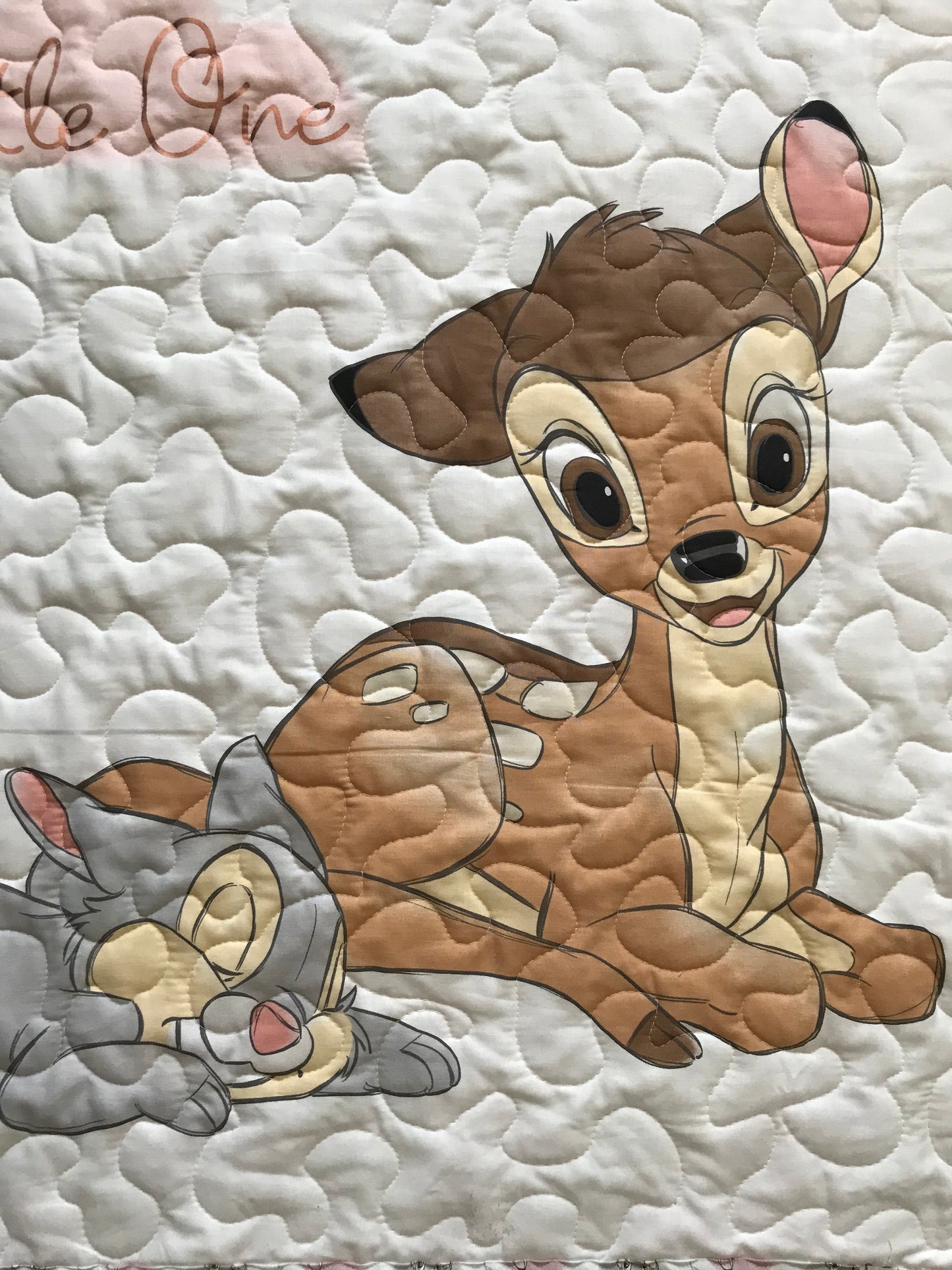 BAMBI & THUMPER Inspired 'DREAM BIG LITTLE ONE" Quilted Blanket