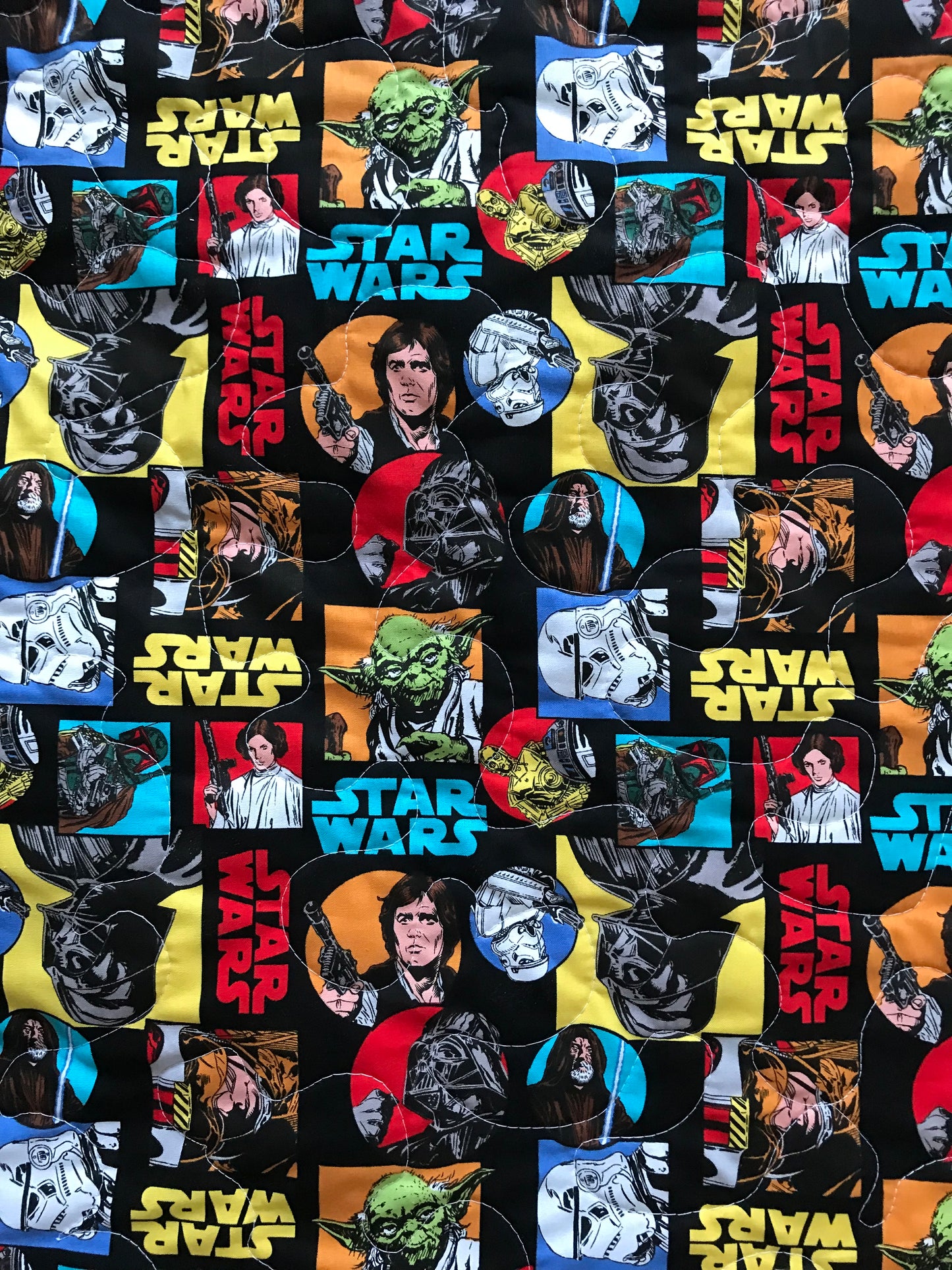 STAR WARS HAN SOLO INSPIRED QUILTED BLANKET