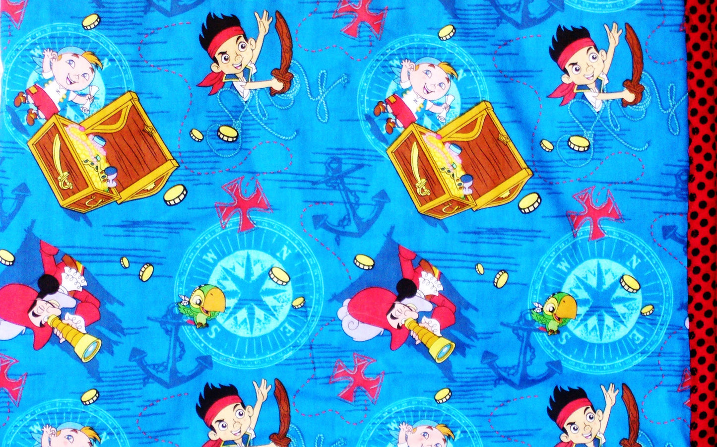 JAKE AND THE NEVER LAND PIRATES inspired Comforter Baby Nursery Child Toddler Bedding to Adult Lap Blanket