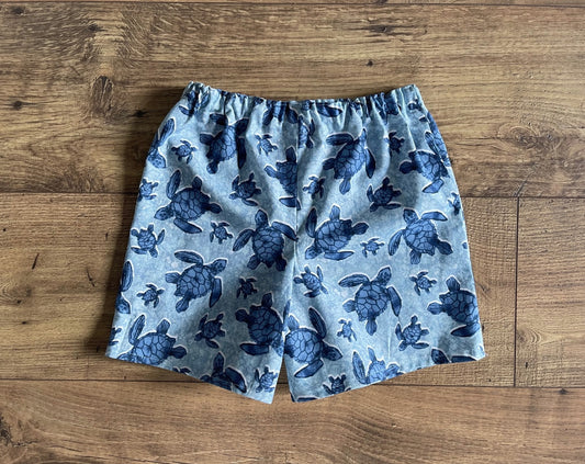 Child Shorts Boys Hawiian SEA TURTLES Board Shorts Sizes 3 Months-6 Years