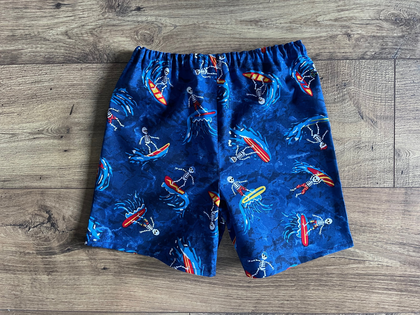 Child Shorts Boys Hawiian SURFING SKELETONS Board Shorts Sizes 3 Months-6 Years